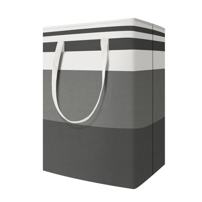 Large Laundry Baskets Waterproof Freestanding Laundry Hamper Collapsible Tall Clothes Hamper with Extended Handles for Clothes