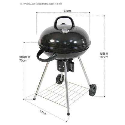 Firewood Cookware BBQ Grills Brazier Portable Garden Charcoal BBQ Grills Camping Kitchen Barbecue Utensils Cuisson Au Four LLBB