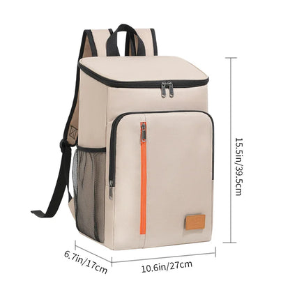 Outdoor Picnic Cooler Bag Camping Thermal Backpacks Insulated Bag Beach Drinks Sports Hiking Backpack Leakproof Cooler Lunch Bag