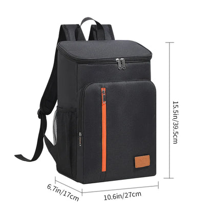 Outdoor Picnic Cooler Bag Camping Thermal Backpacks Insulated Bag Beach Drinks Sports Hiking Backpack Leakproof Cooler Lunch Bag