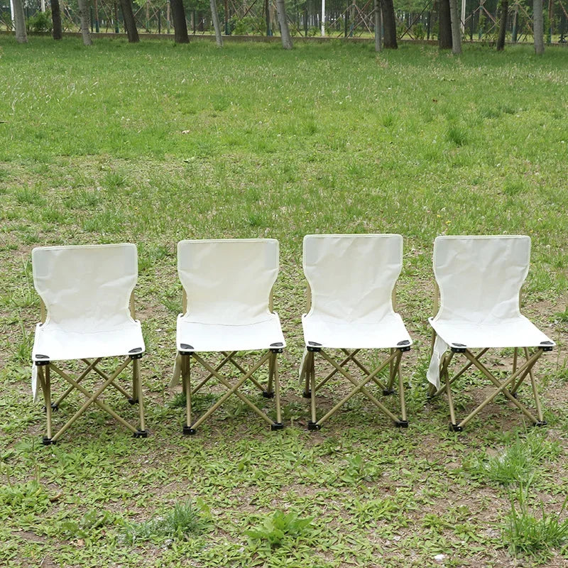 Outdoor Folding Chair Portable Camping Fishing Stool Leisure with Backrest Chair Sub Picnic Travel Leisure Folding Chair
