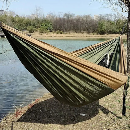 Outdoor Camping Hammock For Travel Hiking Swing Hang Sleeping Bed Lightweight Parachute Nylon As Outdoor Furniture In Garden