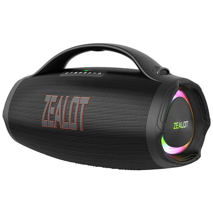 ZEALOT-S98 160W Portable Bluetooth Speaker High Volume Waterproof 36000mAh Wireless TWS Subwoofer Suporrt USB/TF/AUX RGB light