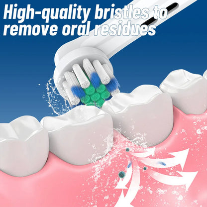 Compatible with Oral electric toothbrush head p2/4000/3757/d12/3766 OLB Refill Sensitive Cross replacement head universal