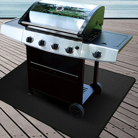 Outdoor Barbecue Grills Mat  Double-Sided Waterproof Protective Portable High Temperature Resistant Fire Mat for Outdoor Camping
