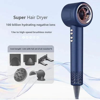 Hair Dryer New Laifen 110V/220V Electric Home Hold Anion Hair Care Blow Dryer with Comb Small Appliances