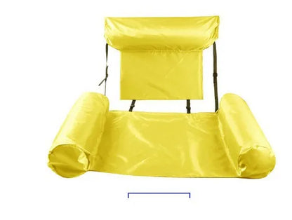 Floating Water Hammock Foldable Float Lounger Inflatable Pool Mat Floating Bed Chair Swimming Air Mattress Pool Accessories