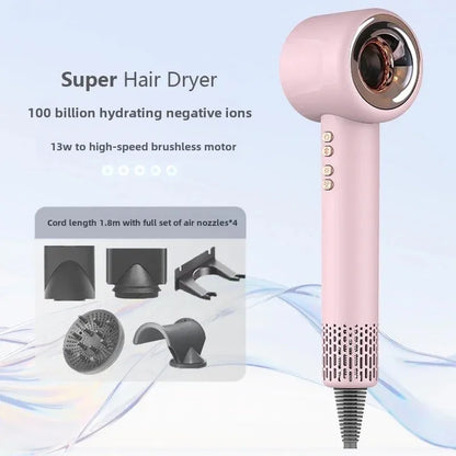 Hair Dryer New Laifen 110V/220V Electric Home Hold Anion Hair Care Blow Dryer with Comb Small Appliances