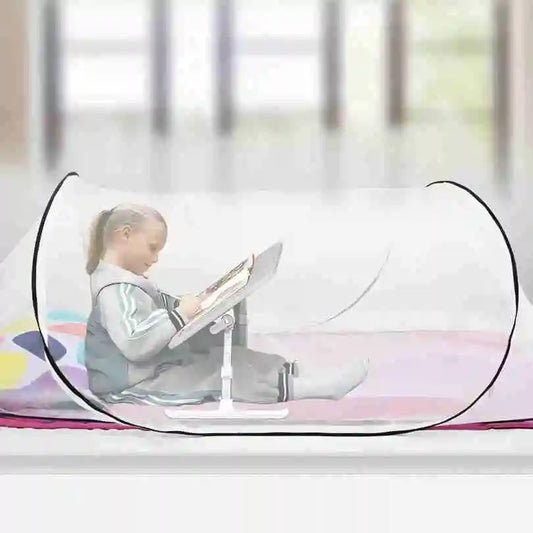 with encrypted mesh and adjustable mosquito net Single dormitory camping mosquito net,foldable and portable,installation free