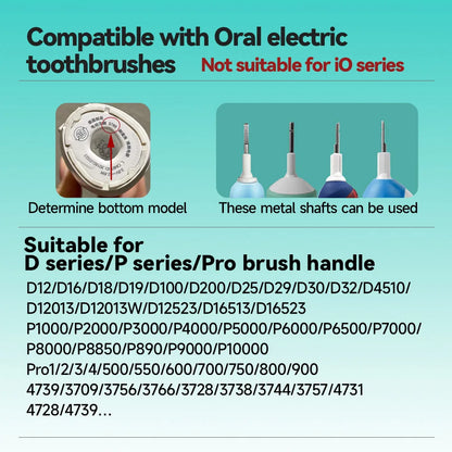 Electric Toothbrush Replacement Brush Heads for Oral Basic Cleaning -B toothbrush nozzle BristlesD100 D25 D30 D32 4739 3709 3744