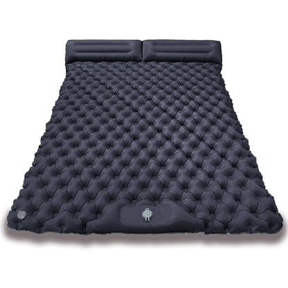 Double Dot Air Mattress for Couples, Inflatable Lounger Pad for Pool/Beach/Camping, Portable Tpu Bed