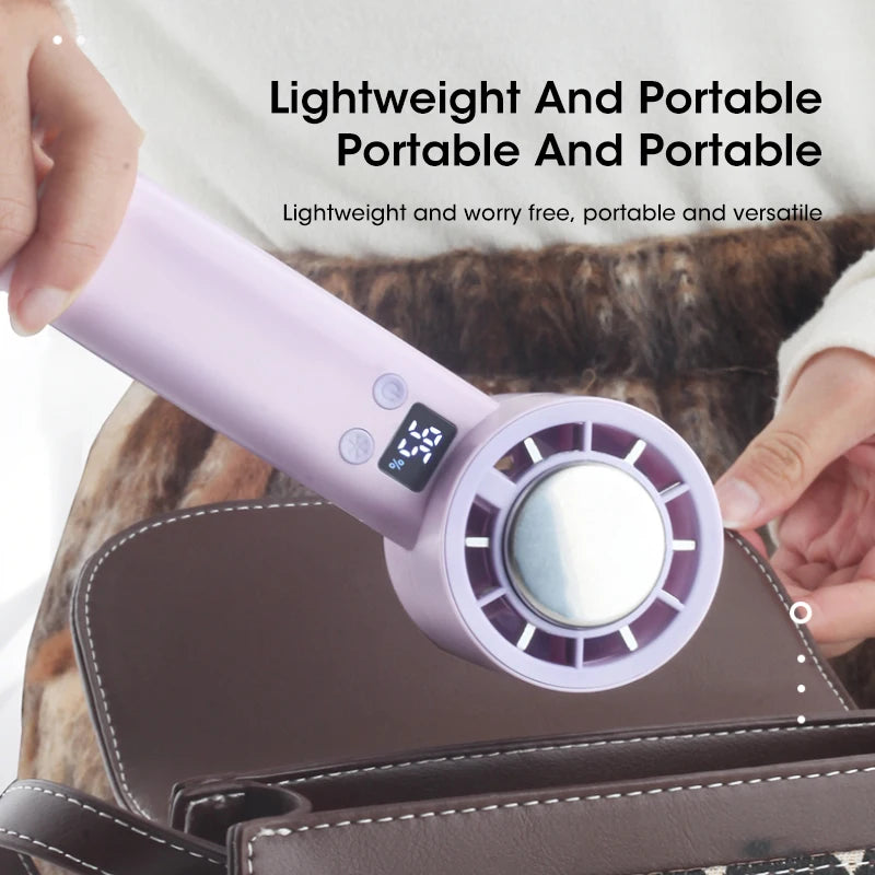 Summer Portable Handheld Mini Fan, Creative And Cute Adjustable Pocket Fan, USB Fast Charging Air Cooler