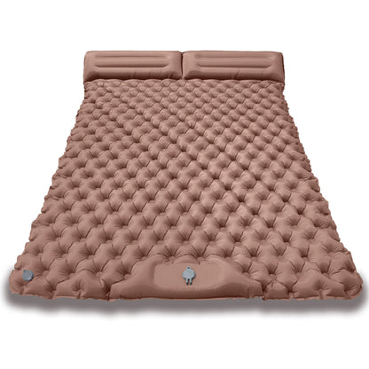 Double Dot Air Mattress for Couples, Inflatable Lounger Pad for Pool/Beach/Camping, Portable Tpu Bed