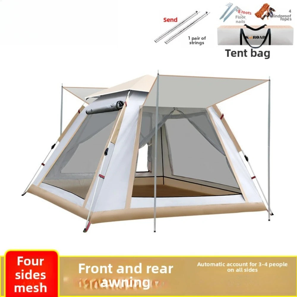 Lohascamping Large Camping Air Tent for 4-5 people Air shelter Dome tent Family Hiking  inflatable One-touch tent Outdoor Tent