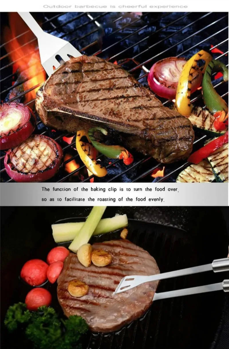 BBQ Tools Set Barbecue Utensil Accessories Thermometer Barbeque Grilling Accessories Outdoor Gril Tools Set BBQ Utensil Set
