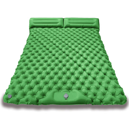 Double Dot Air Mattress for Couples, Inflatable Lounger Pad for Pool/Beach/Camping, Portable Tpu Bed