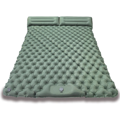 Double Dot Air Mattress for Couples, Inflatable Lounger Pad for Pool/Beach/Camping, Portable Tpu Bed