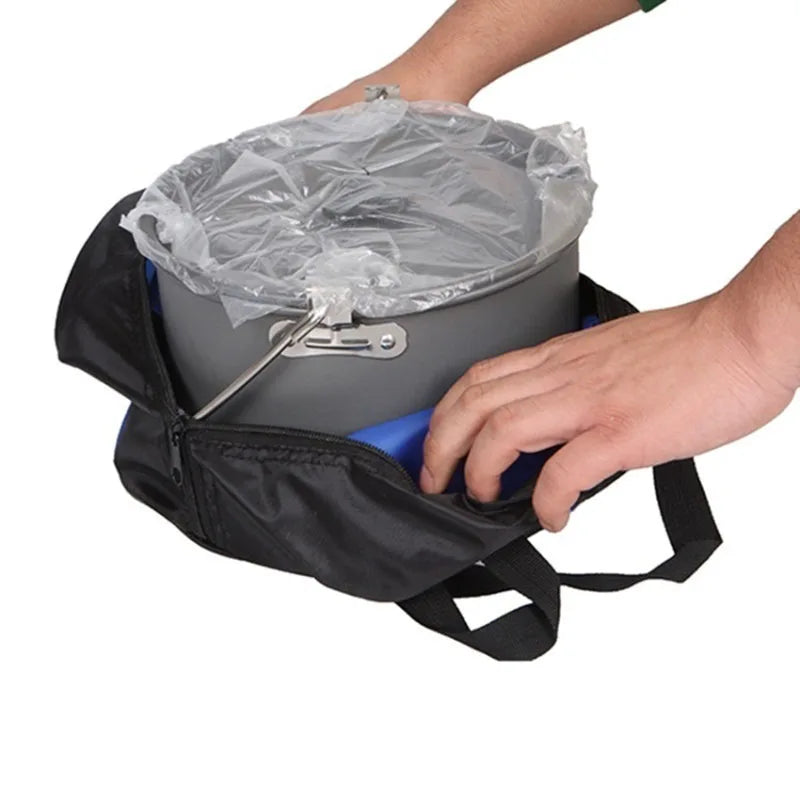 Camping Cookware Set for 1-5Persons Lightweight and Portable Pot and Pan with Carrying Bag Perfect for Outdoor Camping