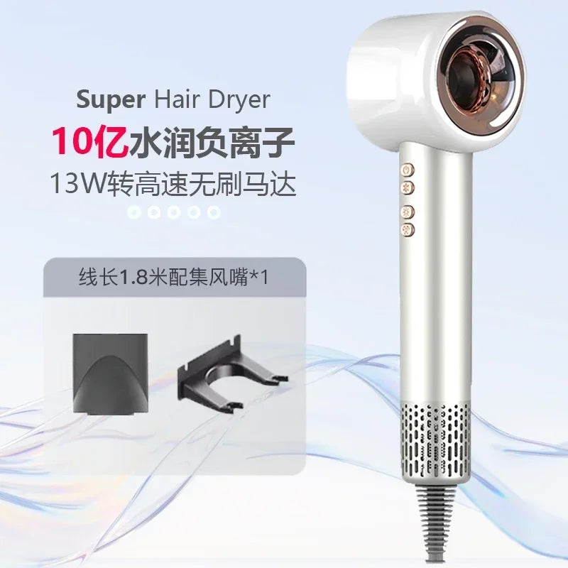 Hair Dryer New Laifen 110V/220V Electric Home Hold Anion Hair Care Blow Dryer with Comb Small Appliances