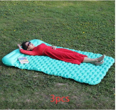 Tent Air Camping Mats Inflatable Cushion Double Outdoor 2 person Picnic Beach Two Plaid Blanket baby Pad Home Rest Soft Mattress